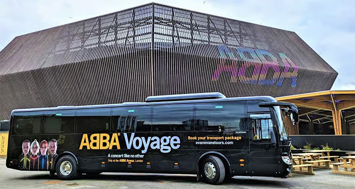 Abba Voyage busstransport